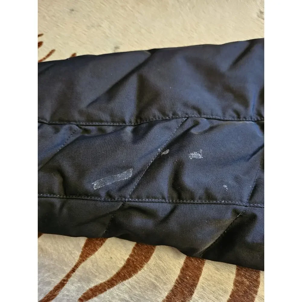 Men's Northface 600 Down RECCO Sz M Black Zippered Ski/Snow Jacket Puffer